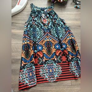 Multicolor Bohemian Print Women's top